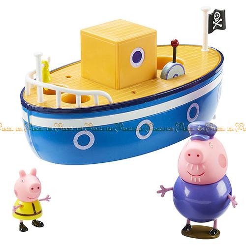 粉紅豬小妹-爺爺豬的洗澡船
