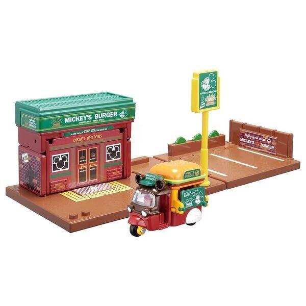 TOMICA-DS新城鎮-漢堡店(附小車)